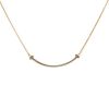 Tiffany & Co Smile T small model necklace in pink gold - 00pp thumbnail