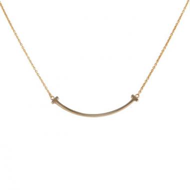 Collar Tiffany 
Co Smile T modelo pequeño en oro rosa Collar Tiffany 
Co Smile T modelo pequeño en oro rosa