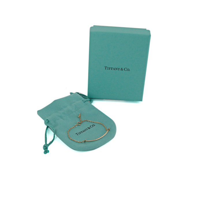 Brazalete Tiffany & Co Smile T en oro rosa - Detail D2