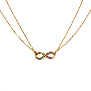 Tiffany & Co Infinity necklace in pink gold
