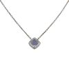 Fred Pain de Sucre small model necklace in white gold,  diamonds and chalcedony - 00pp thumbnail
