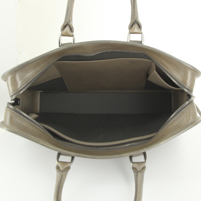 Berluti briefcase in brown leather - Detail D2