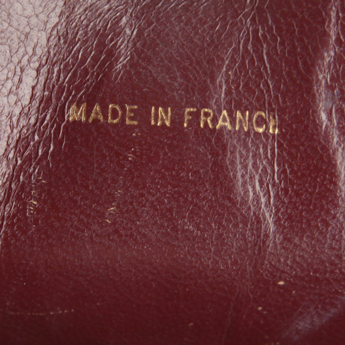 Sac à main Chanel Vintage en cuir matelassé noir - Detail D5