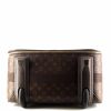 Louis Vuitton Pegase 65 soft suitcase in monogram canvas and natural leather - Detail D5 thumbnail