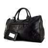Balenciaga Work handbag in dark grey leather - 00pp thumbnail