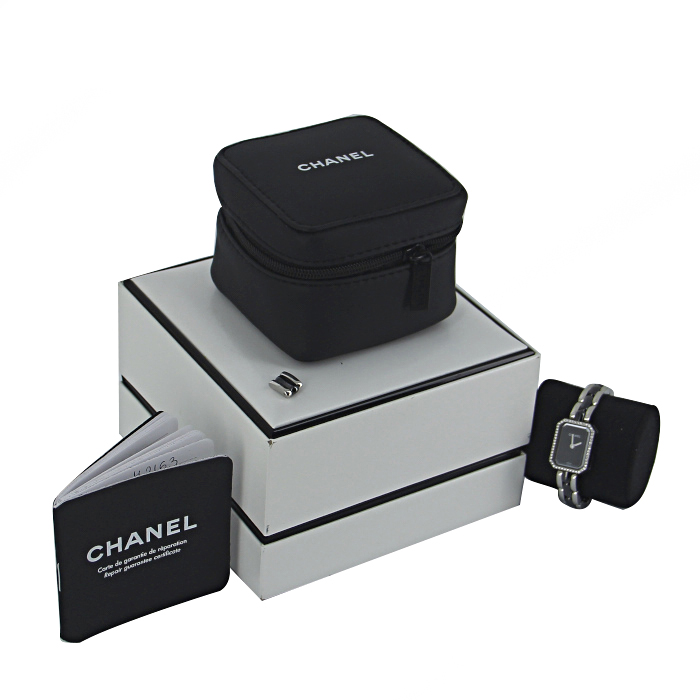 Orologio Chanel Premiere Joaillerie in acciaio e ceramica nera Ref :  H2163 Circa  2010 - Detail D2