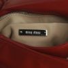 Miu Miu shoulder bag in red, black and beige tricolor leather - Detail D3 thumbnail