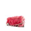 Miu Miu handbag in pink synthetic furr and varnished pink leather - 00pp thumbnail