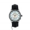 Reloj Longines Lindbergh Hour Angle de acero Ref :  9895215 Circa  2000 - 360 thumbnail