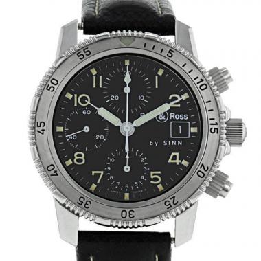 Orologio Bell 
Ross Pilot Chronograph by Sinn in acciaio Circa  1990