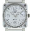 Bell & Ross BR03  large watch in stainless steel and white ceramic Circa  2010 - 00pp thumbnail