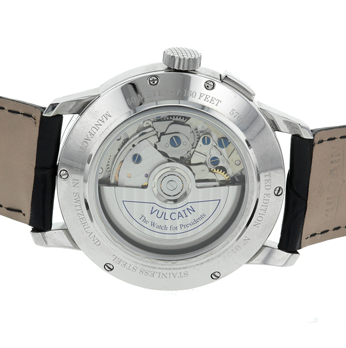 Orologio Vulcain President classic in acciaio Ref :  570157.315 Circa  2015 - Detail D2