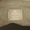Prada shopping bag in powder pink braided leather - Detail D4 thumbnail