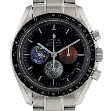 Reloj Omega Speedmaster Apollo de acero Ref :  3577.50.00 Circa  2000