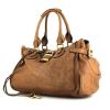 Chloé Paddington handbag in brown grained leather - 00pp thumbnail