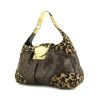 Louis Vuitton handbag in foal and brown monogram canvas - 00pp thumbnail