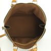 Louis Vuitton Alma shoulder bag in brown monogram canvas and natural leather - Detail D3 thumbnail