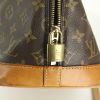 Louis Vuitton Alma shoulder bag in brown monogram canvas and natural leather - Detail D5 thumbnail