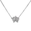 Cartier Caresse d'Orchidées necklace in white gold and diamonds - 00pp thumbnail