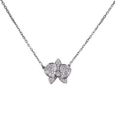 Collier Cartier Caresse d'Orchidées en or blanc et diamants