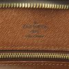 Bolso de mano Louis Vuitton en lona Monogram revestida marrón y cuero natural - Detail D3 thumbnail