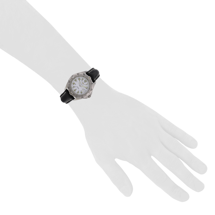 Montre Breitling en acier Vers  1990 - Detail D1