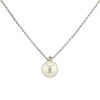 Collar Mikimoto en oro blanco,  diamante y perla blanca - 00pp thumbnail