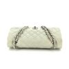 Chanel Timeless handbag in grey quilted leather - 360 Front thumbnail