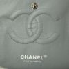 Chanel Timeless handbag in grey quilted leather - Detail D4 thumbnail