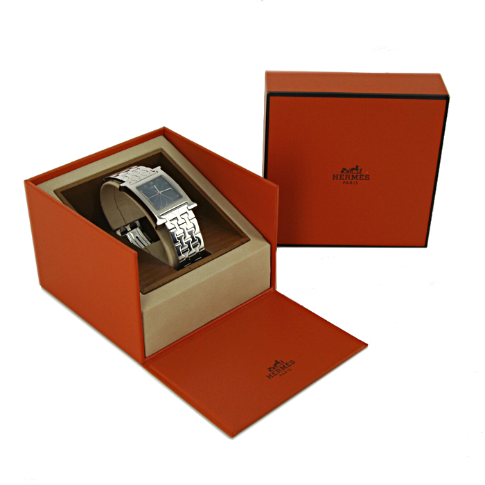 Hermes Heure H watch in stainless steel Ref:  HH1.510 Circa  2000 - Detail D2