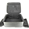 Louis Vuitton Pegase 45 soft suitcase in damier graphite canvas and black leather - Detail D2 thumbnail