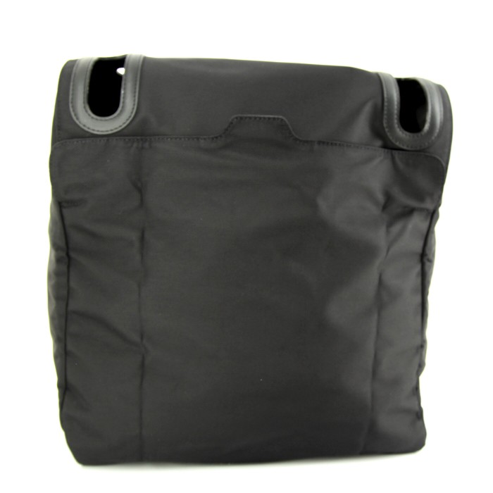 Maleta flexible Louis Vuitton Pegase 45 en lona a cuadros y cuero negro - Detail D5