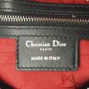 Sac à main Dior Lady Dior en cuir cannage noir - Detail D4 thumbnail