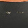 Celine All Soft Shoulder bag in grey, black and coral tricolor suede - Detail D4 thumbnail