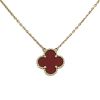 Van Cleef & Arpels Alhambra Vintage necklace in yellow gold and cornelian - 00pp thumbnail