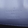 Louis Vuitton Houston shopping bag in blue monogram patent leather and natural leather - Detail D3 thumbnail
