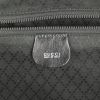 Borsa da viaggio Gucci Bagage in tela nera e pelle verniciata nera - Detail D3 thumbnail