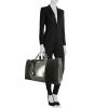 Gucci Gucci Bagage travel bag in black canvas and black patent leather - Detail D1 thumbnail