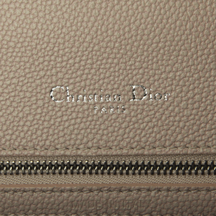 Borsa a tracolla in pelle martellata beige rosato cannage - Detail D4