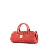 Louis Vuitton handbag in red grained leather - 00pp thumbnail
