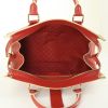 Louis Vuitton handbag in red grained leather - Detail D2 thumbnail