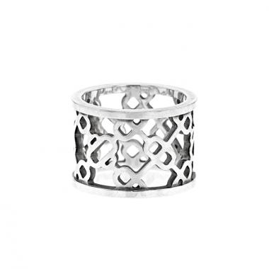 Anello Hermes Chaîne d'ancre Passerelle in argento