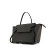 Celine Belt handbag in dark brown grained leather - 00pp thumbnail