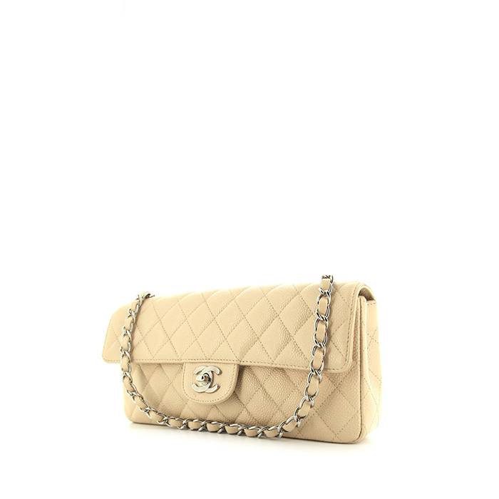 Authentic CHANEL Baguette Lamb Leather Quilted Flap Bag  Valamode