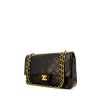 Chanel Timeless handbag in dark brown quilted leather - 00pp thumbnail