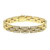 Cartier Maillon Panthère bracelet in yellow gold and diamonds - 00pp thumbnail