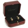 Paire de boucles d'oreilles Cartier Maillon Panthère en or jaune et diamants - Detail D2 thumbnail