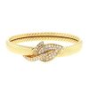 Fred 1980's bracelet in yellow gold and diamonds - 00pp thumbnail