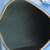 Borsa Louis Vuitton Speedy 25 cm in pelle Epi blu - Detail D2 thumbnail