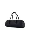 Fendi Selleria handbag in dark blue grained leather - 00pp thumbnail